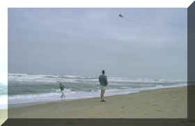 Kite Flying in Surf